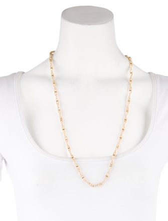 Necklace 18K Double Helix Scarf Chain Necklace