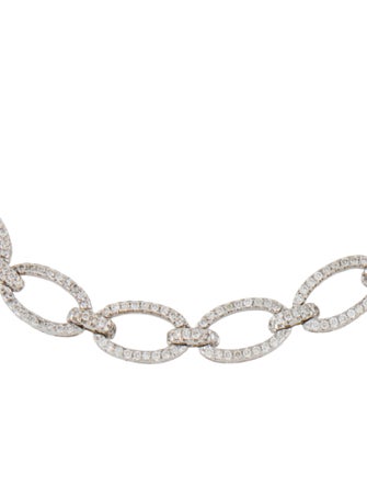 Necklace 18K 4.02ct Diamond Tennis Necklace