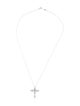 Necklace 14K 1.14ctw Lab-Grown Diamond Cross Pendant Necklace