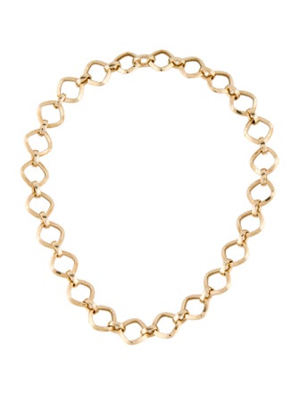 Necklace 14K Square Collar Necklace