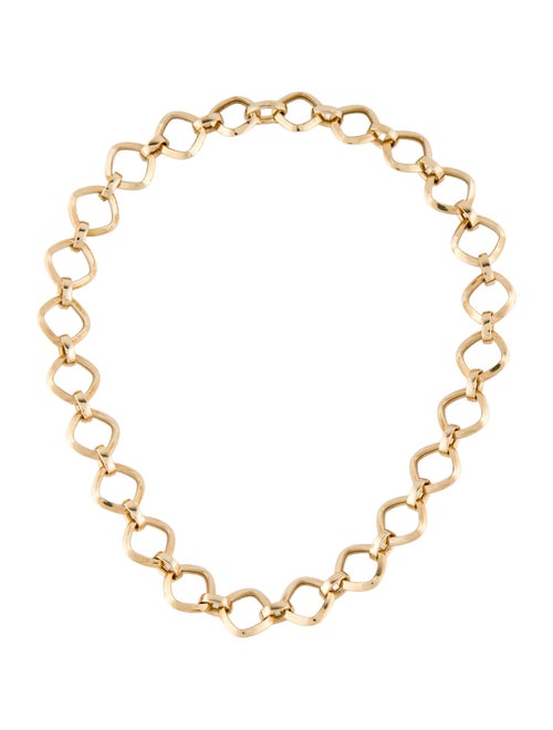 Necklace 14K Square Collar Necklace