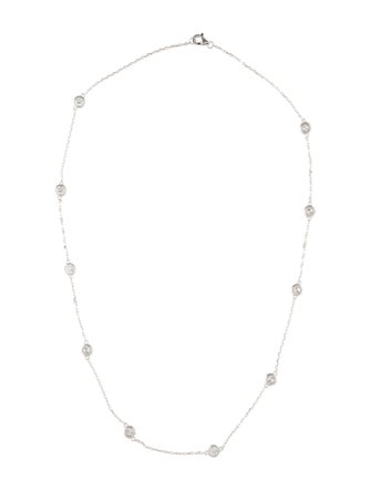 Necklace 14K 2.00ctw Lab-Grown Diamond Station Necklace
