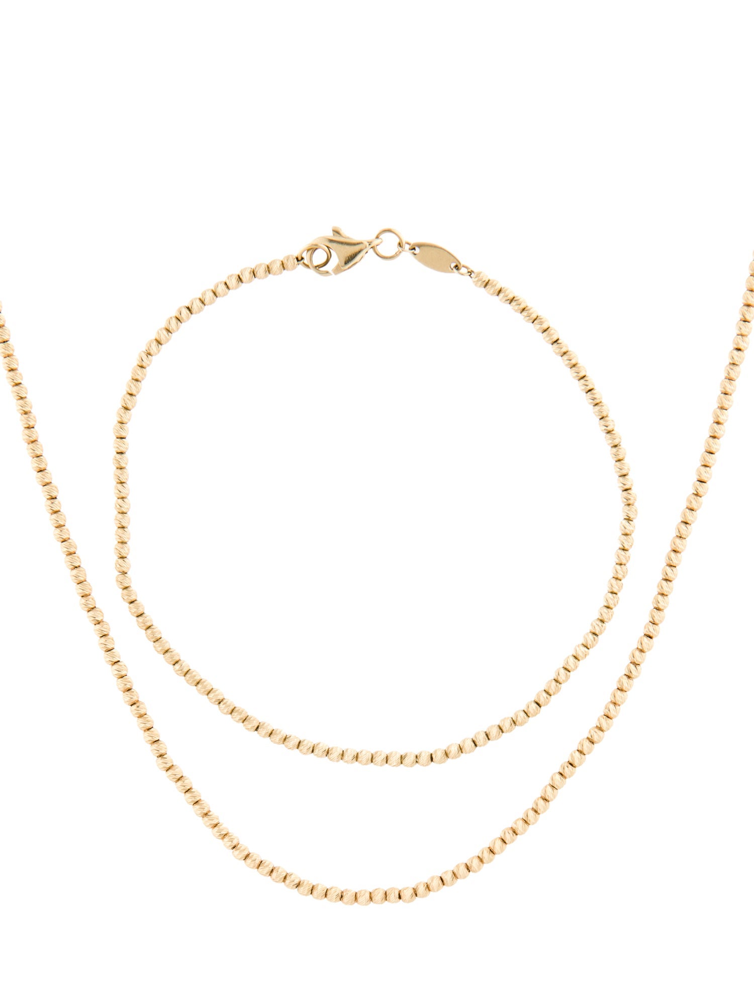 Necklace 14K Bead Bracelet & Set
