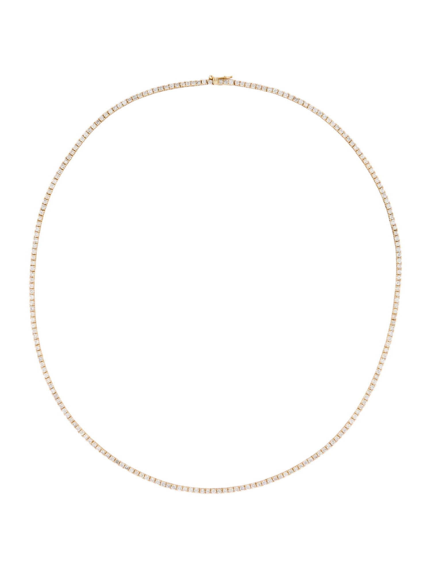 Necklace 14K 6.51ctw Diamond Tennis Necklace