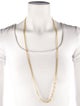 Necklace 18K Beaded Mesh Chain Necklace