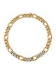 Necklace 18K 1.96ctw Diamond Figaro Link Chain Necklace