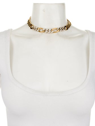 Necklace 18K 1.96ctw Diamond Figaro Link Chain Necklace