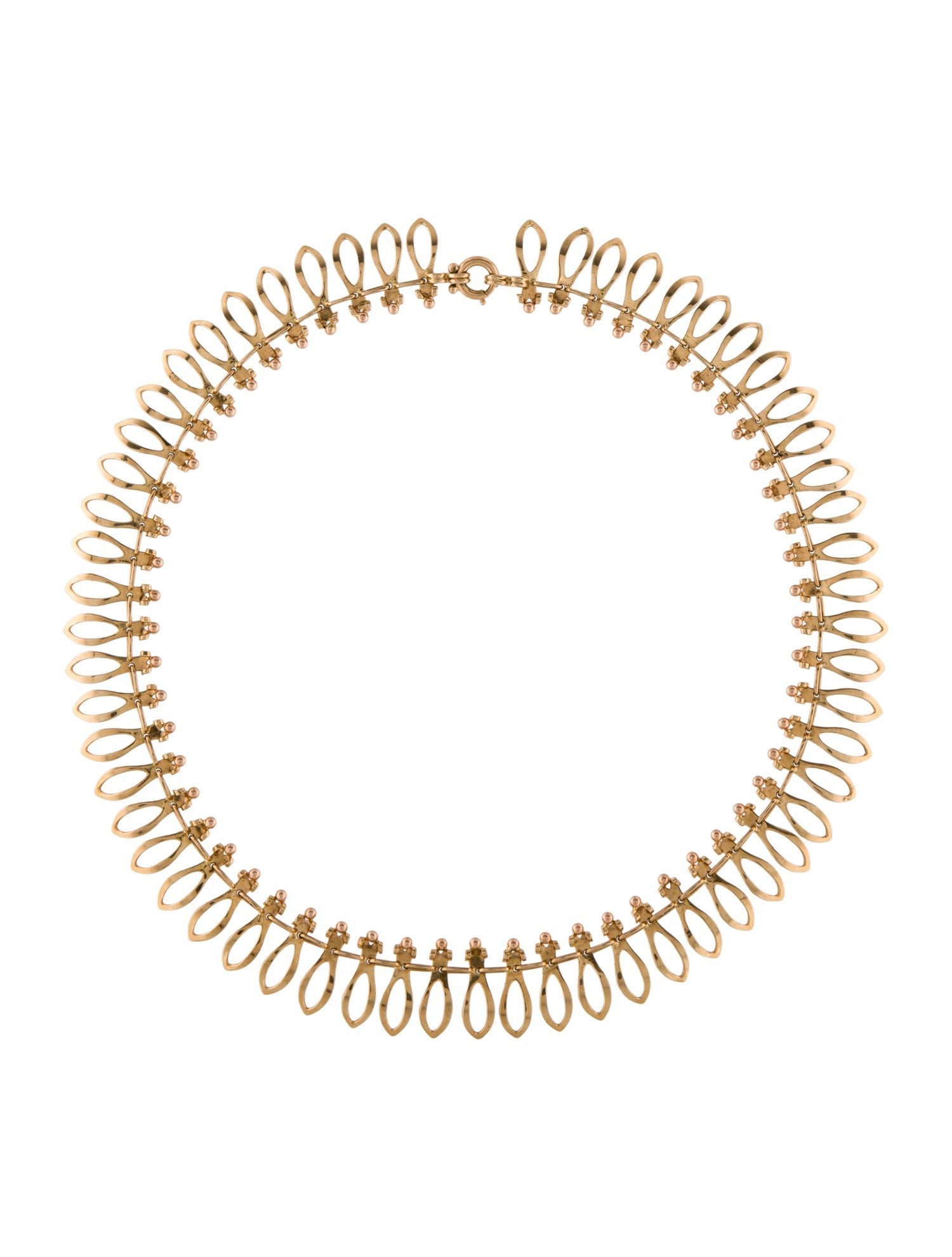 Necklace 14K Station Collar Necklace