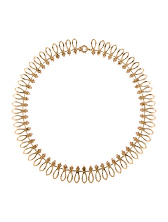Necklace 14K Station Collar Necklace