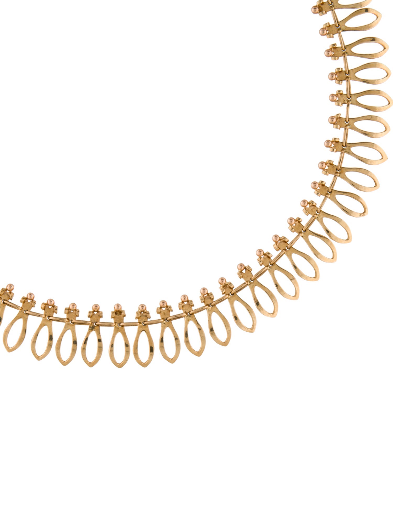 Necklace 14K Station Collar Necklace