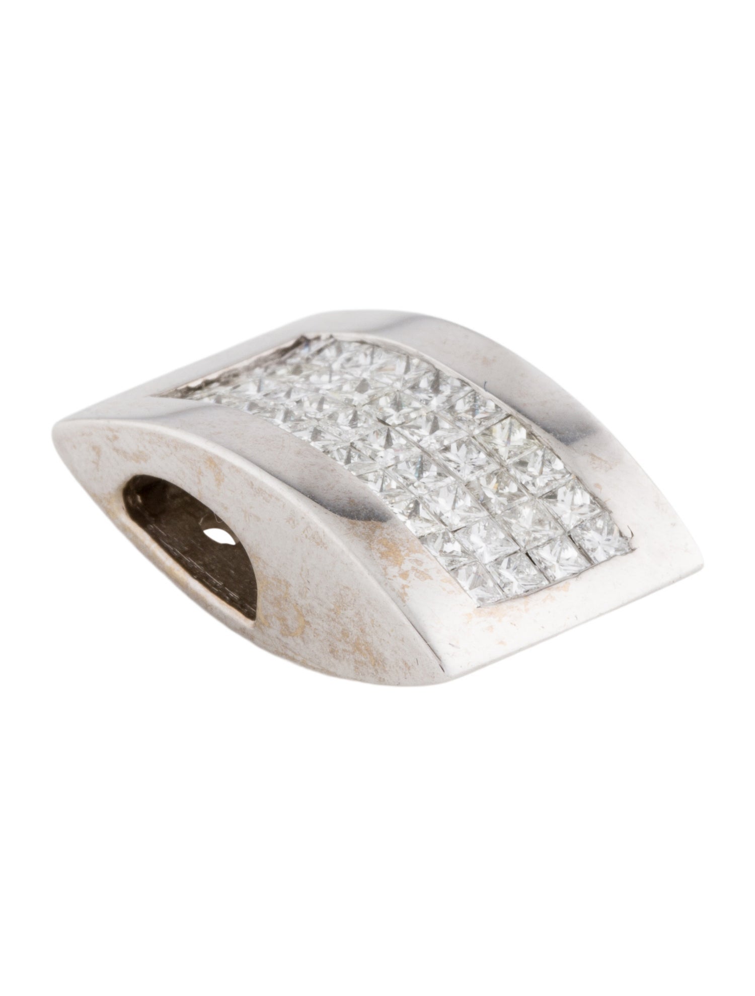 Necklace 18K 1.80ctw Diamond Slide Pendant