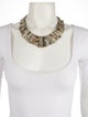 Necklace 14K Abalone Reversable Collar Necklace