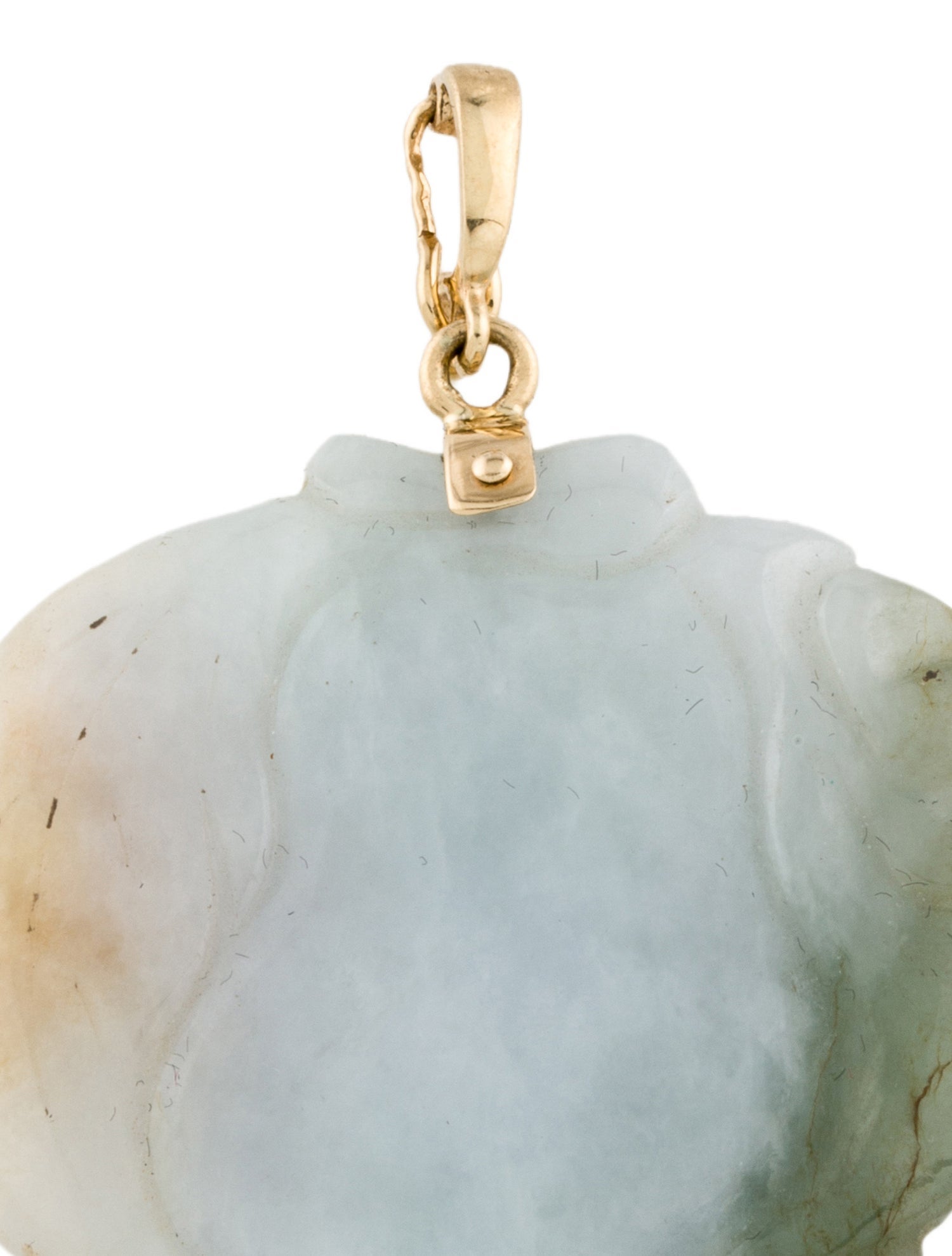 Necklace 14K Jadeite Fruit Pendant