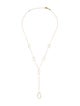 Necklace 14K Geometric Lavalier Necklace