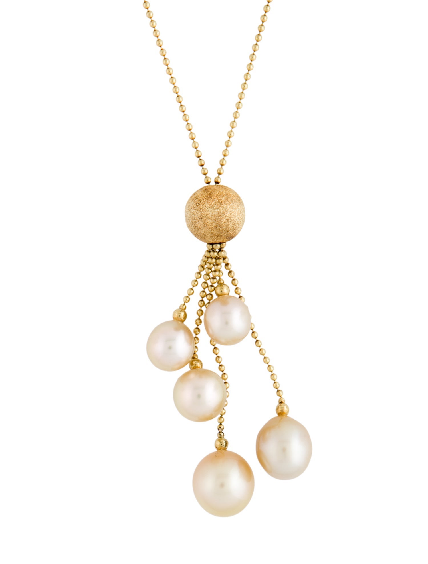 Necklace 18K Pearl Lavalier Necklace