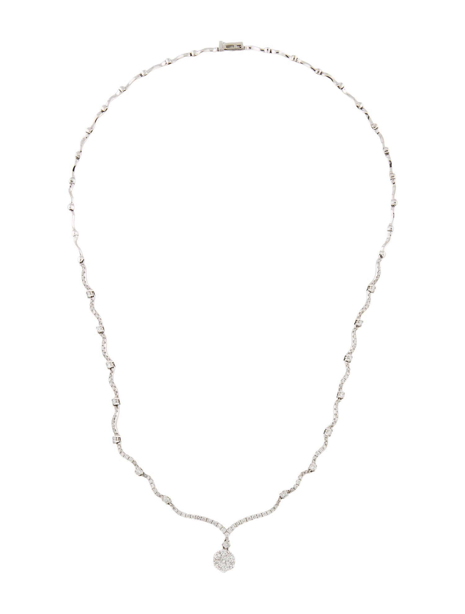 Necklace 14K Diamond 2.04ctw Diamond Pendant Necklace