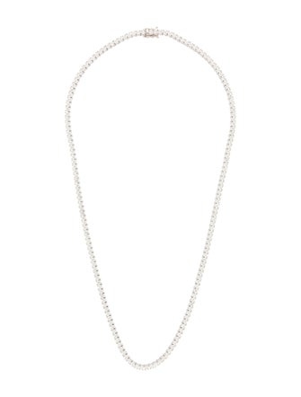 Necklace 14K 11.90ctw Lab-Grown Diamond Tennis Necklace