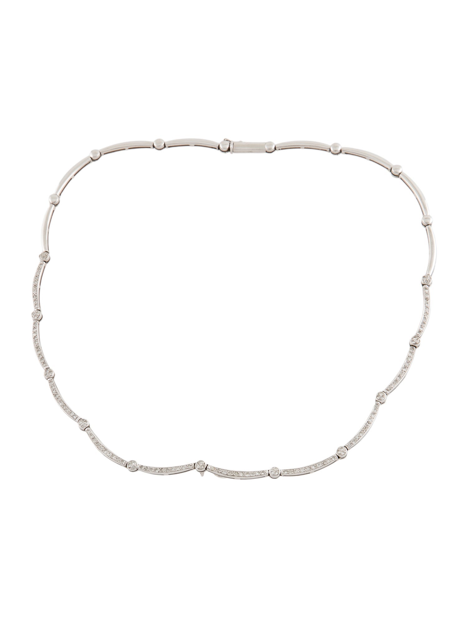 Necklace 10K Diamond Collar Necklace