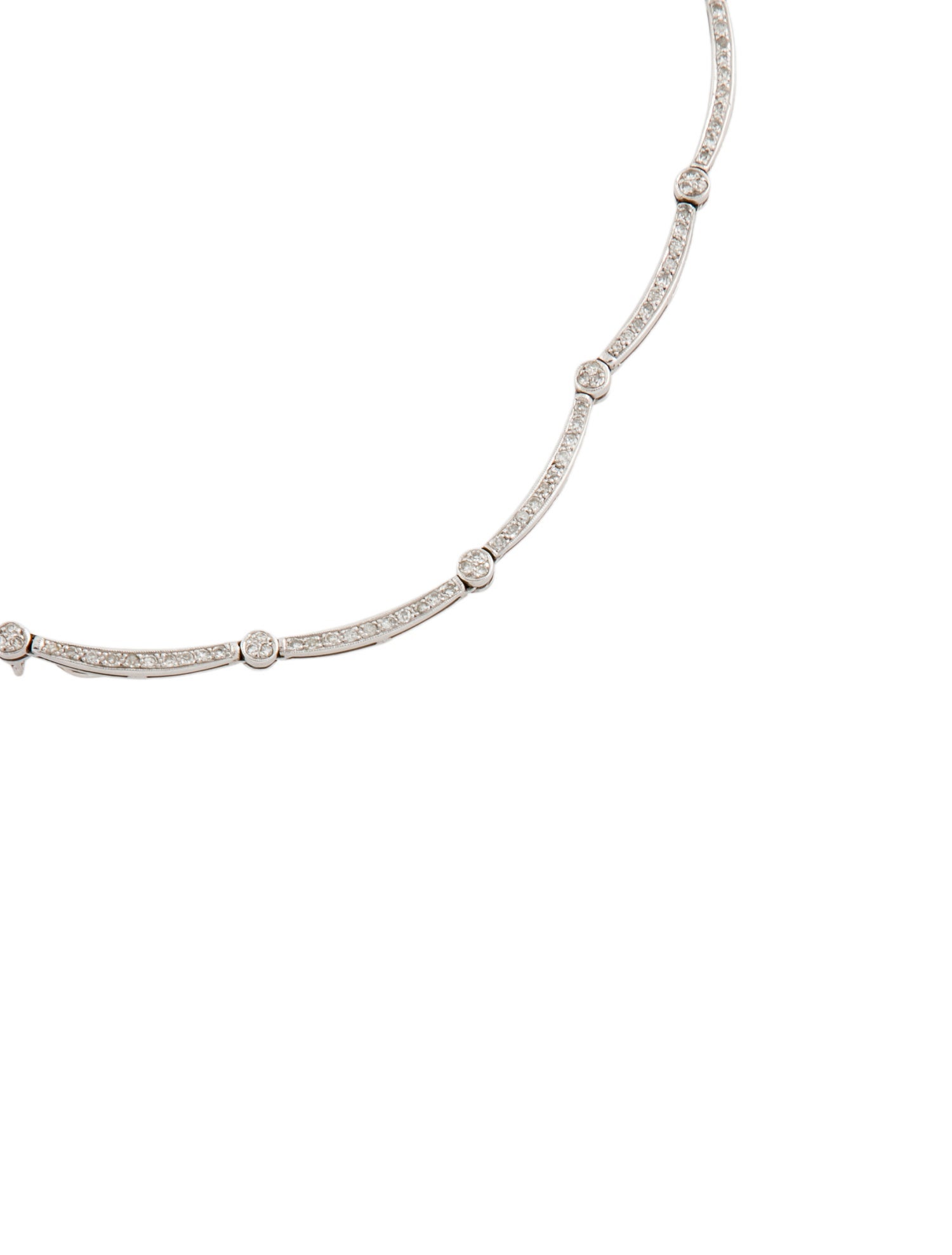 Necklace 10K Diamond Collar Necklace