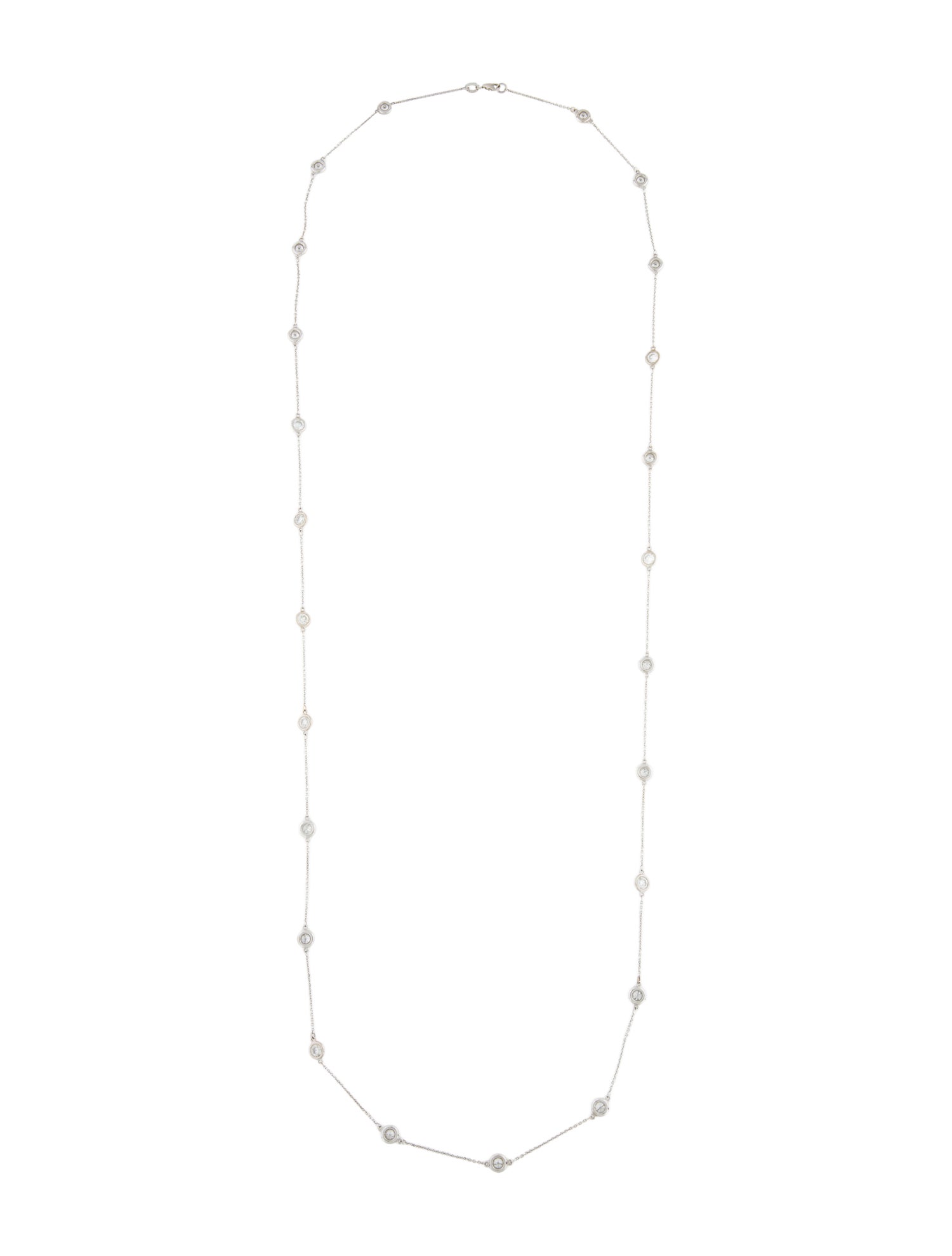 Necklace 14K 5.52ctw Diamond Station