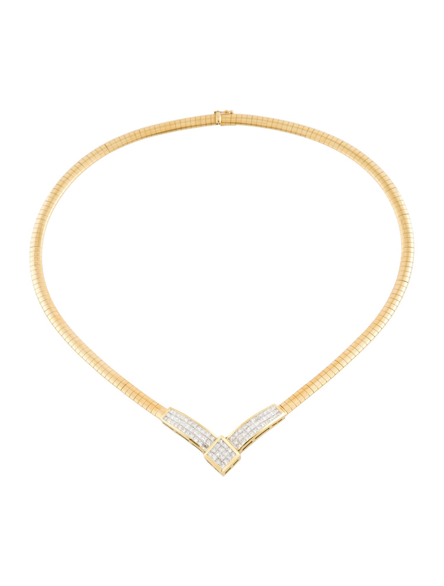 Necklace 18K 3.30ctw Diamond