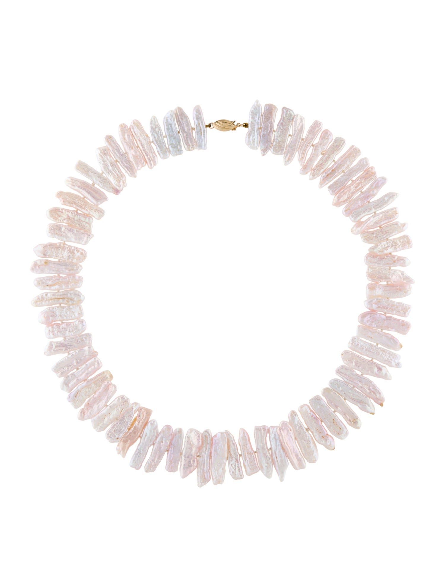Necklace 14K Keshi Pearl Collar