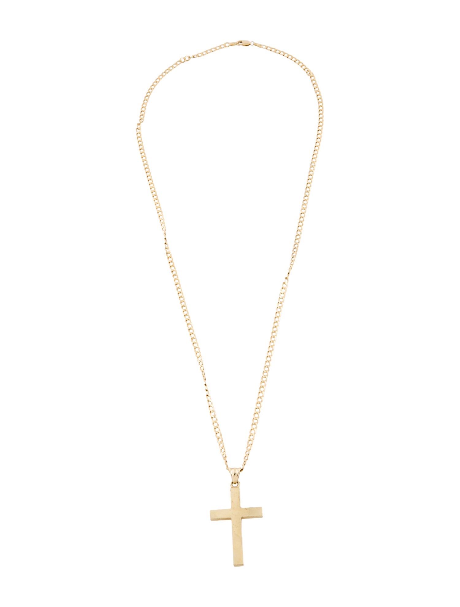 Necklace 14K Cross Pendant Necklace