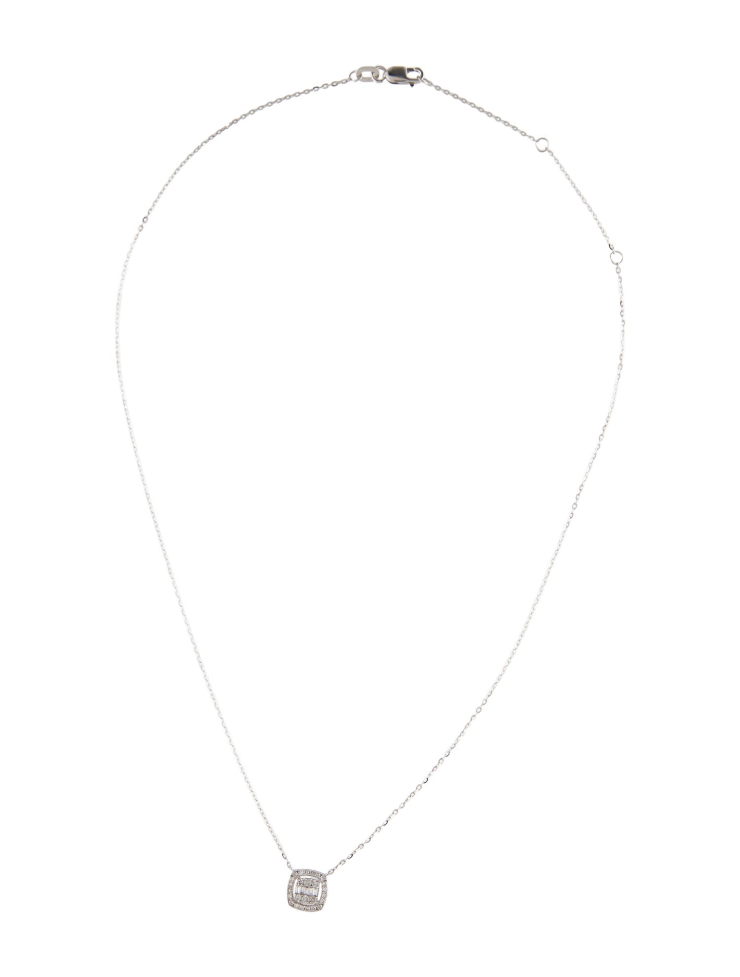 Necklace 18K Diamond Pendant Necklace