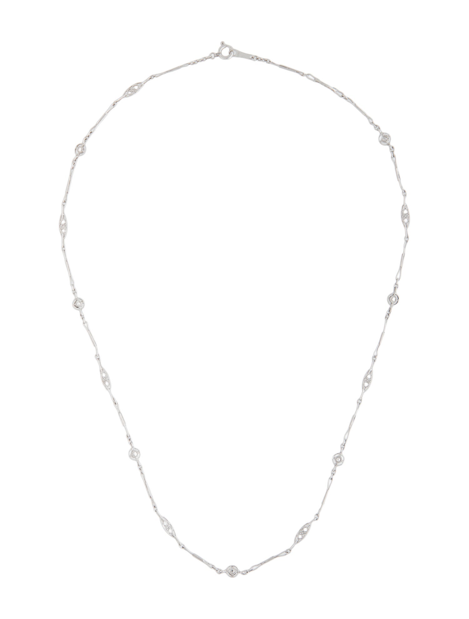 Necklace 18K Fancy Chain Link