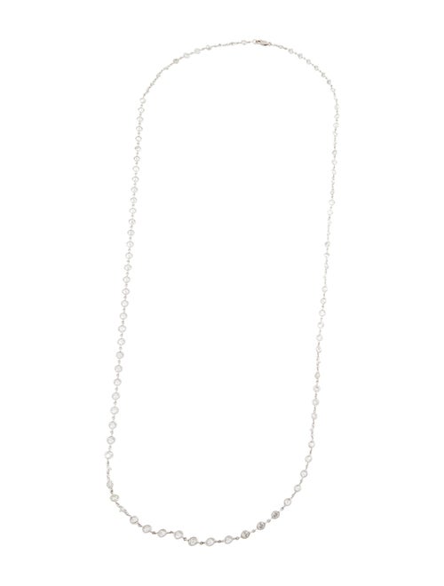Necklace 18K 13.00ctw Diamond Station Chain Necklace