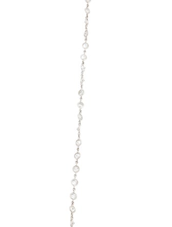 Necklace 18K 13.00ctw Diamond Station Chain Necklace