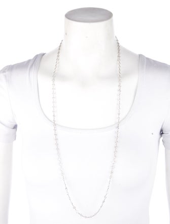 Necklace 18K 13.00ctw Diamond Station Chain Necklace