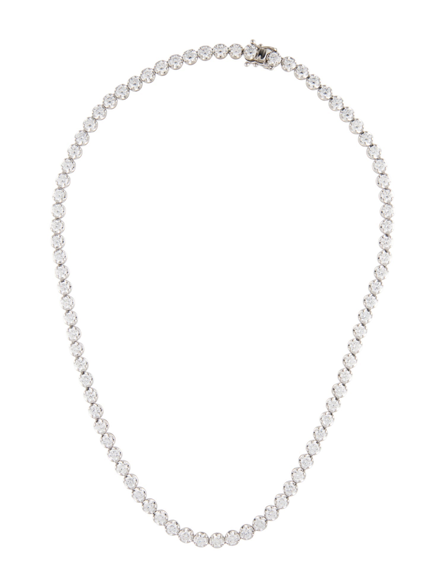 Necklace 14K 13.50ctw Lab-Grown Diamond Tennis Necklace