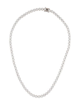 Necklace 14K 13.50ctw Lab-Grown Diamond Tennis Necklace
