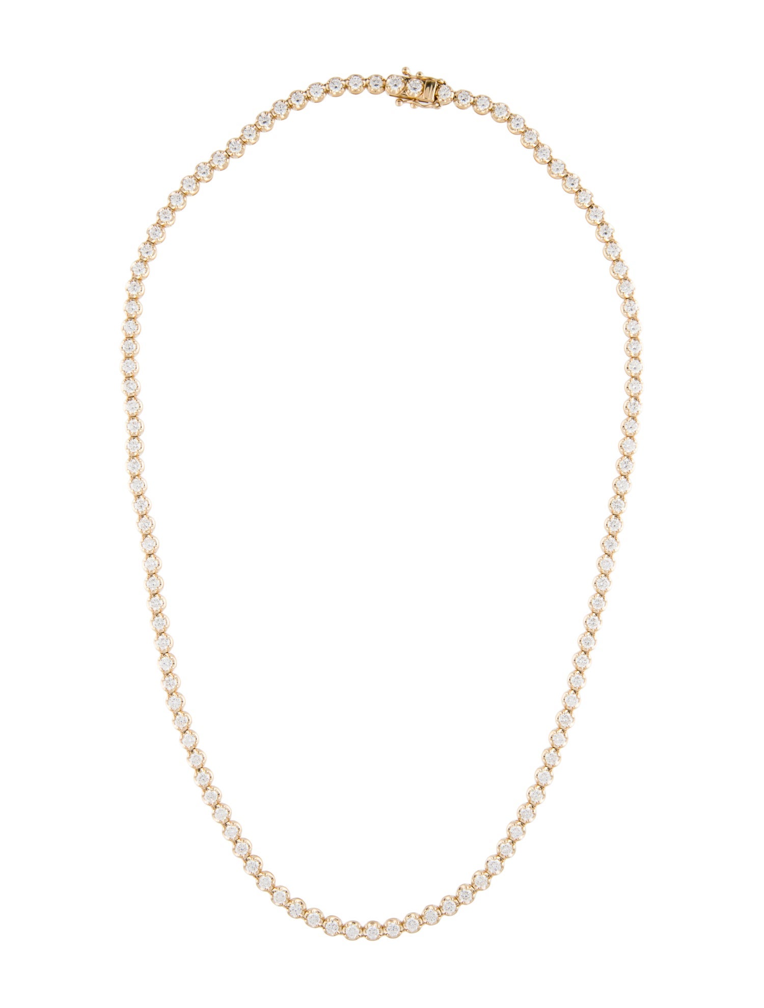 Necklace 14K 8.00ctw Lab-Grown Diamond Tennis Necklace