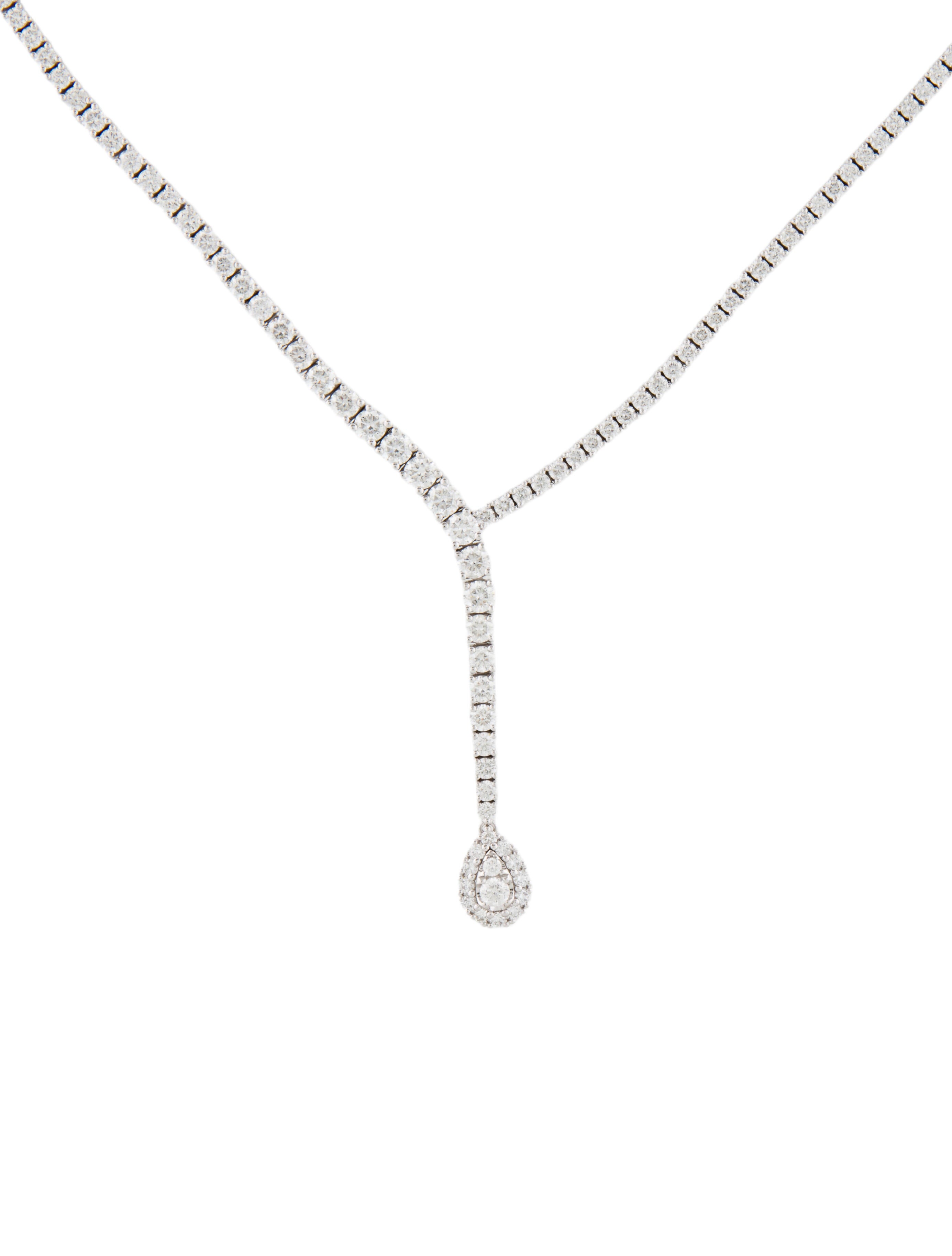 Necklace 14K 5.46ctw Diamond Lavalier Necklace