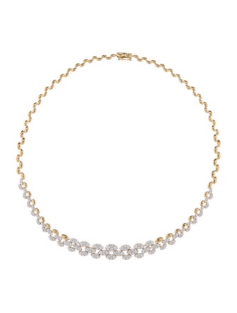Necklace 14K 3.00ctw Diamond Collar Necklace