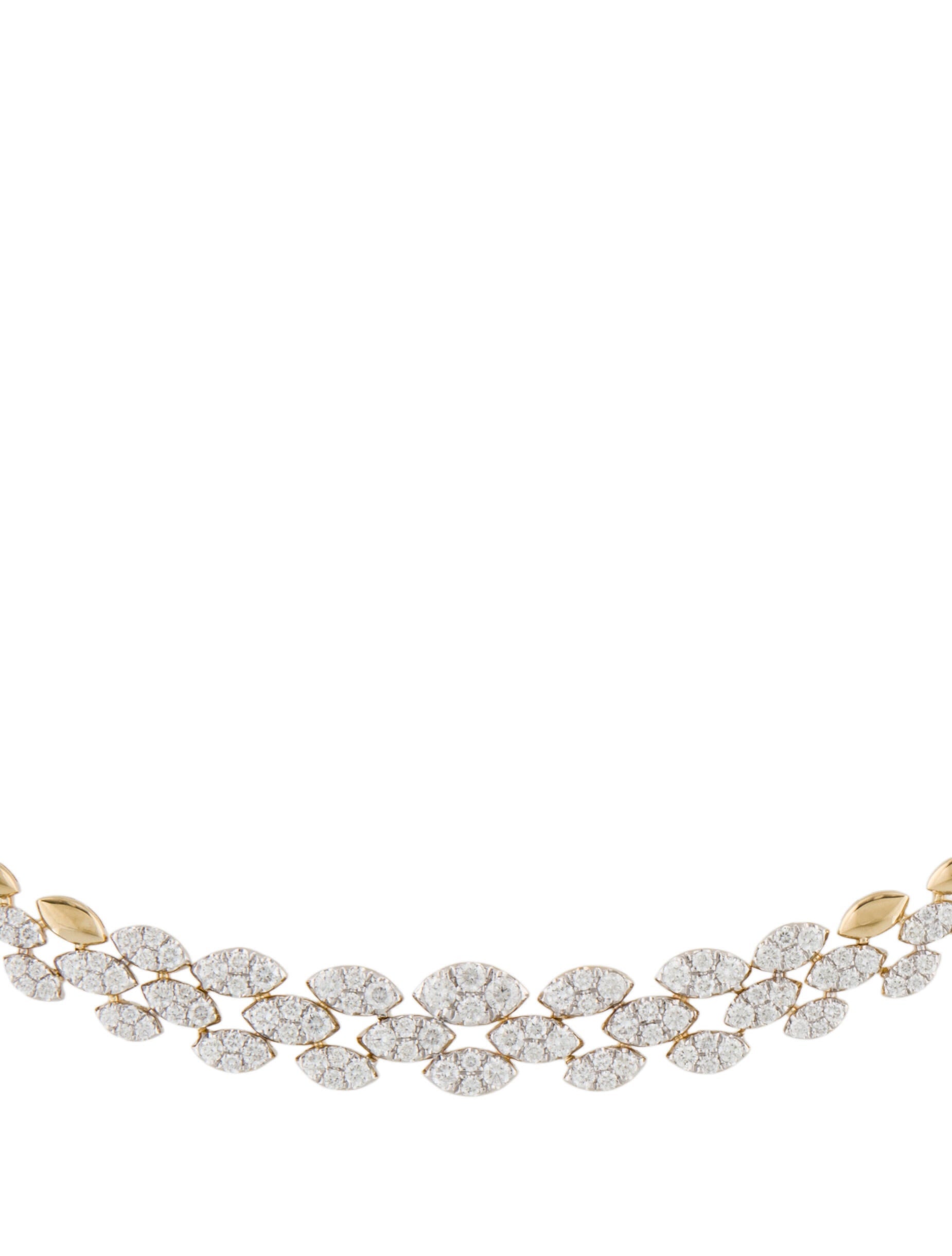 Necklace 14K 3.00ctw Diamond Collar Necklace