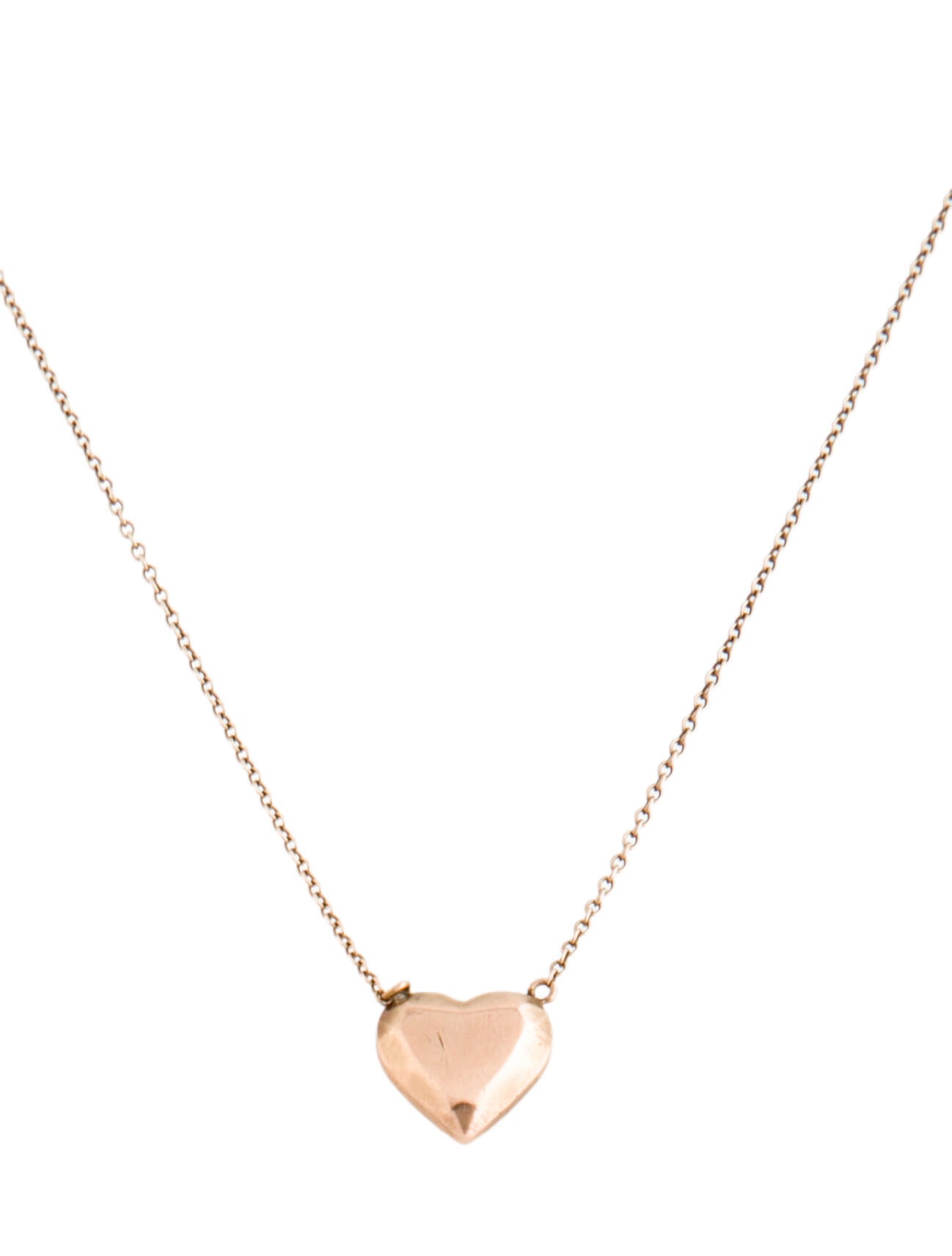 Necklace 14K Heart Pendant Necklace