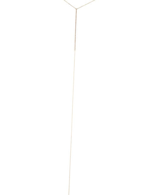 Necklace 14K Diamond Bar Drop Lavalier