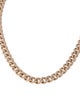 Necklace 18K 7.60ctw Diamond Curb Link Collar Necklace