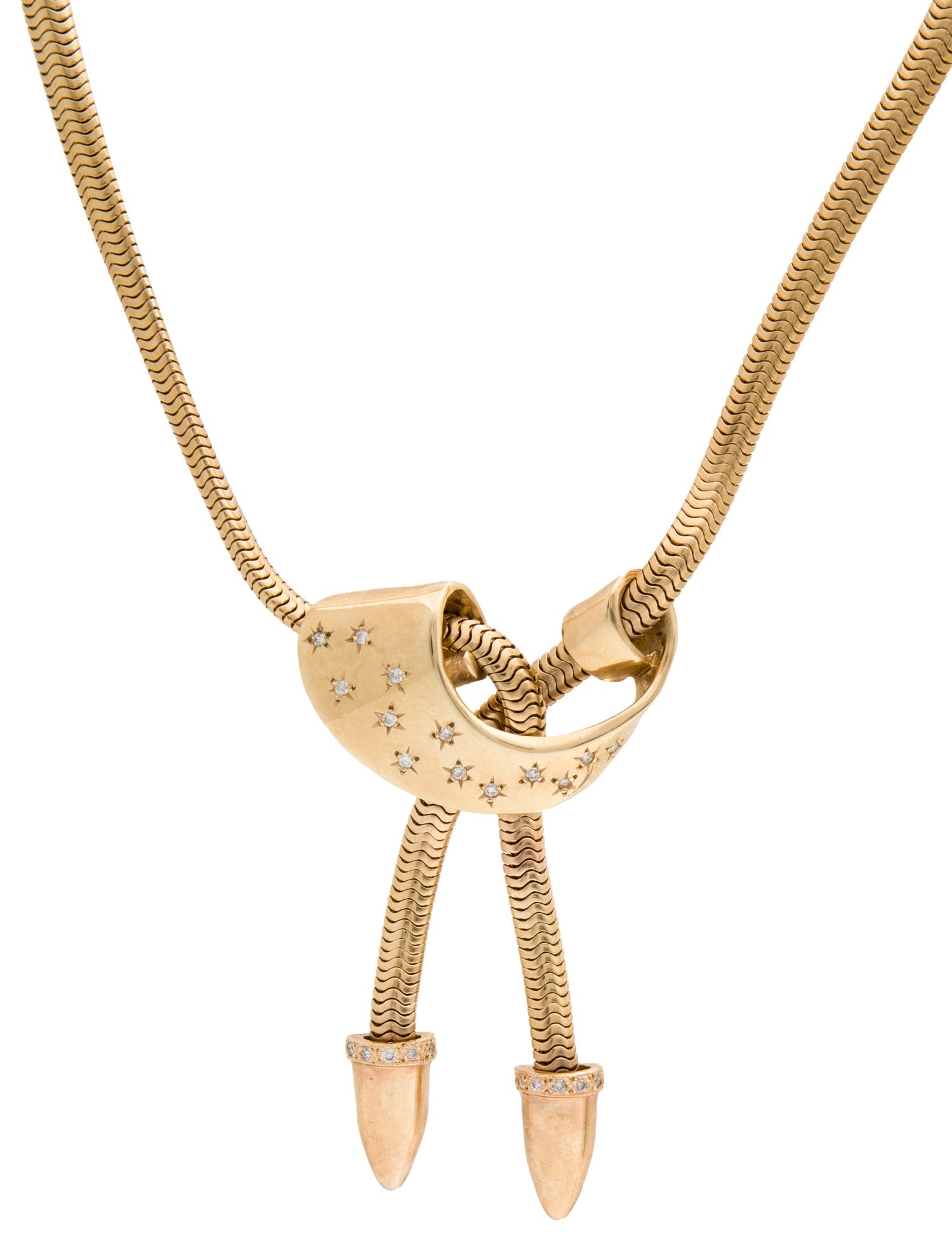 Necklace 14K Diamond Lavalier Necklace