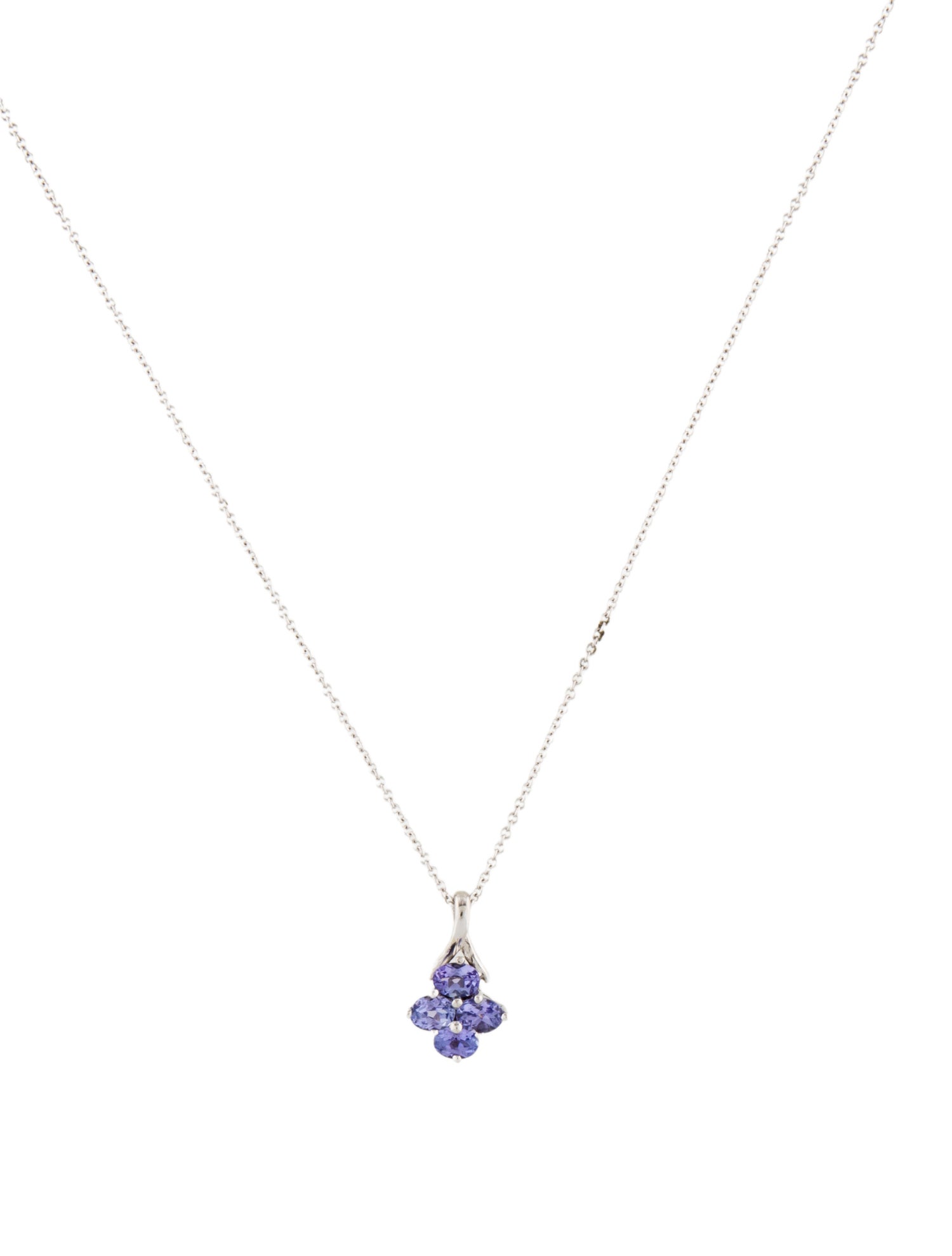 Necklace 14K Tanzanite Pendant Necklace
