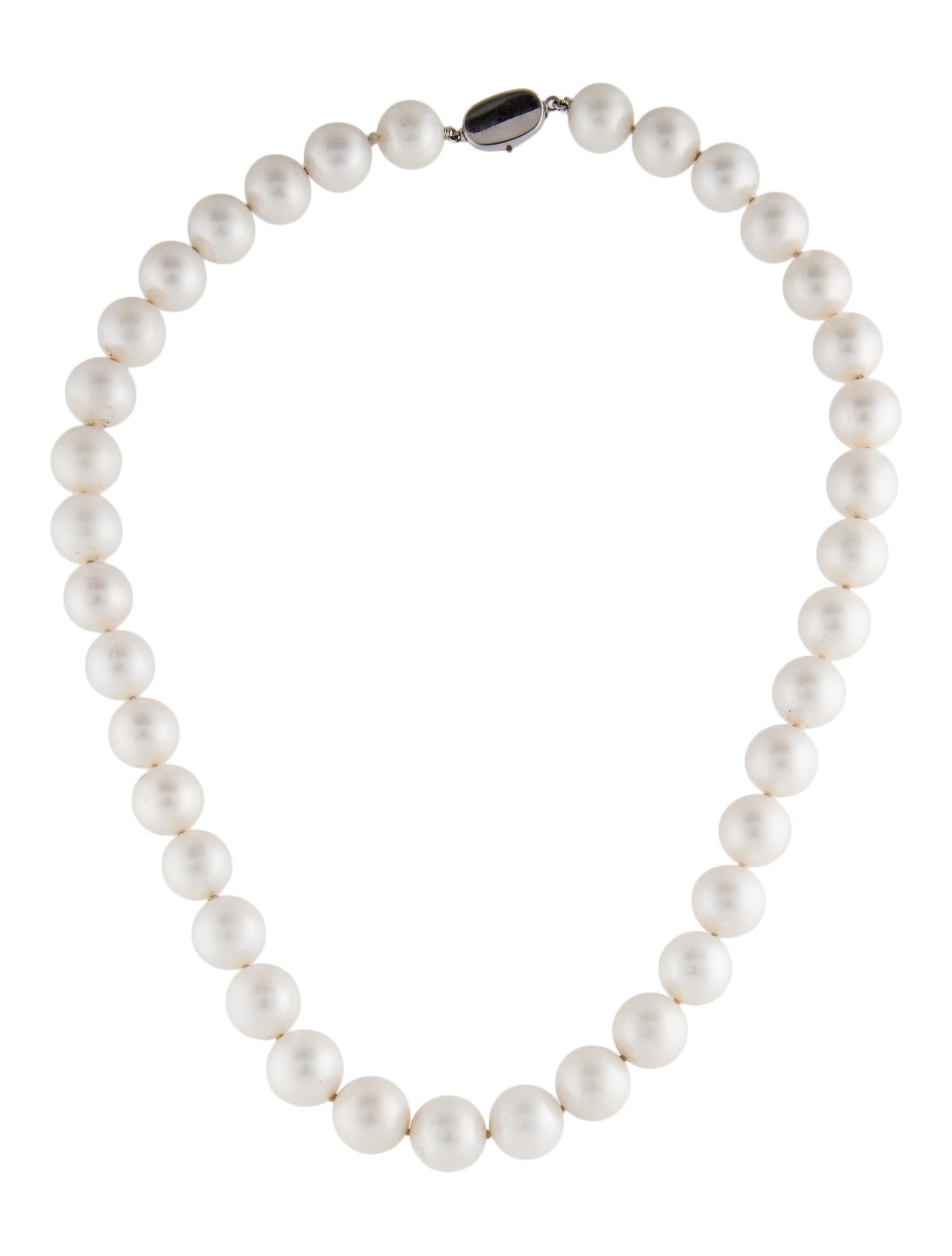 Necklace 18K Pearl Bead Strand Necklace