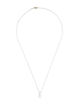 Necklace 14K Diamond Solitaire Pendant Necklace