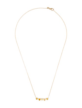 Necklace 14K Opal & Diamond Pendant Necklace