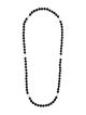 Necklace 14K Pearl & Onyx Bead Necklace