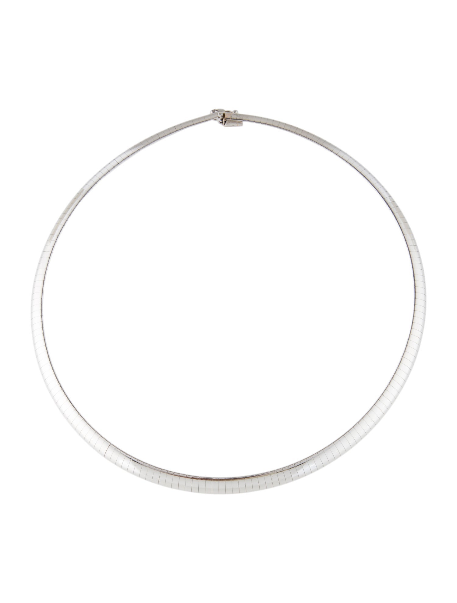 Necklace 14K Omega Collar Necklace