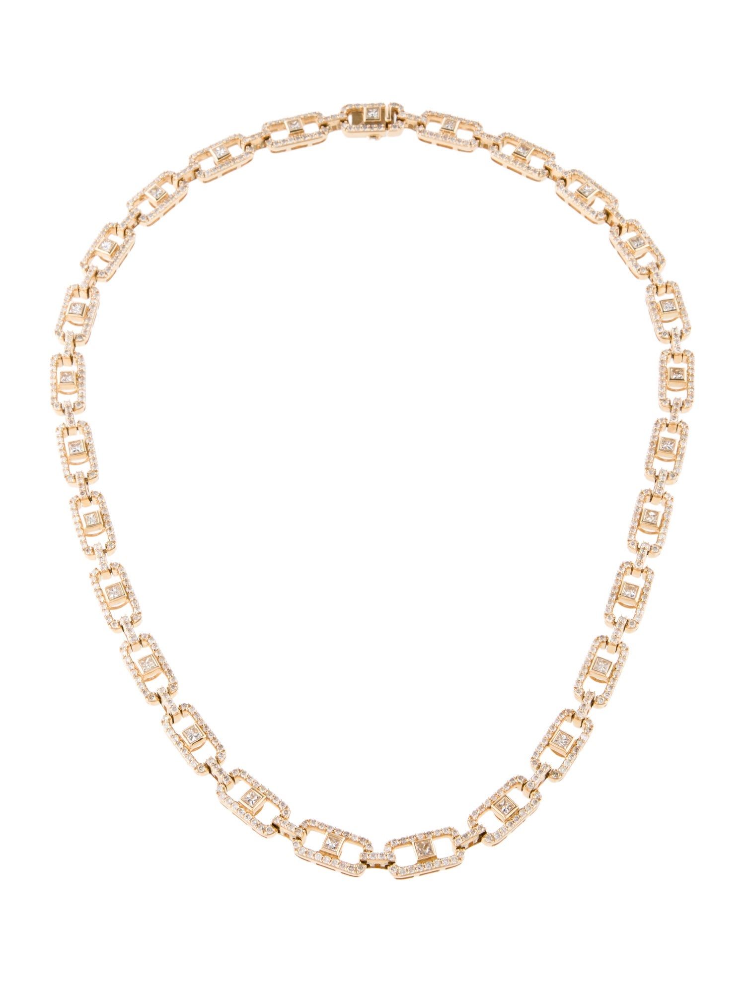 Necklace 14K 6.80ctw Diamond Collar Necklace