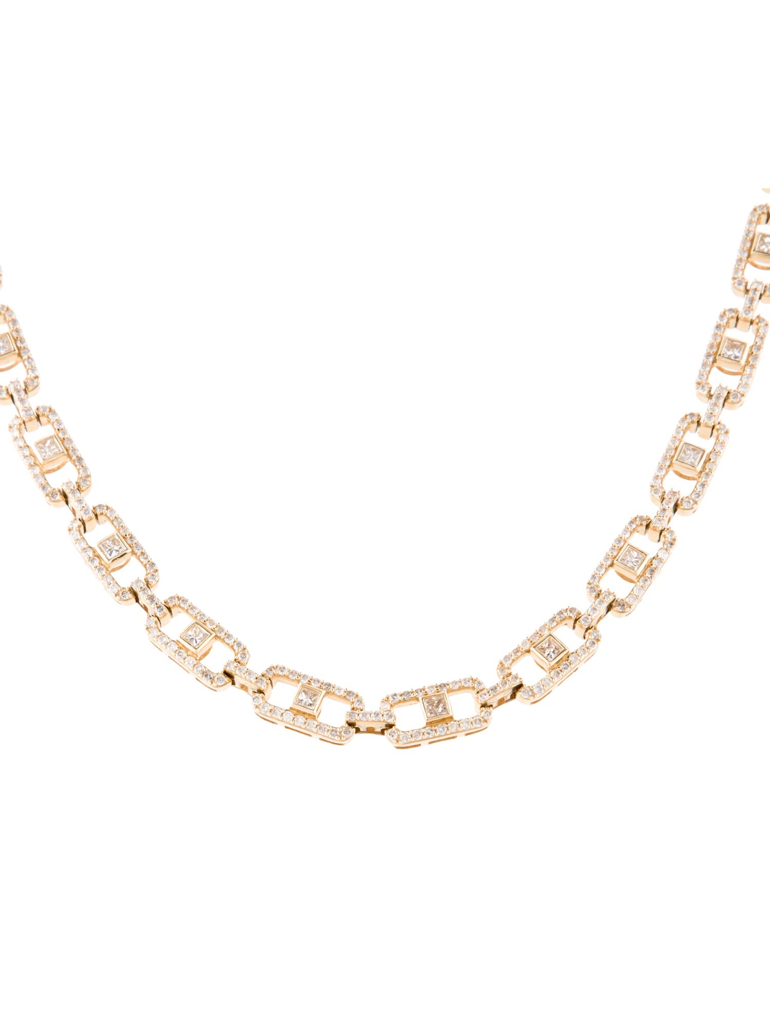 Necklace 14K 6.80ctw Diamond Collar Necklace